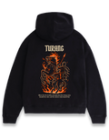Turang Fire Themed hoodie (Black)