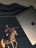 Akaali Embroidery T-Shirt (Navy)
