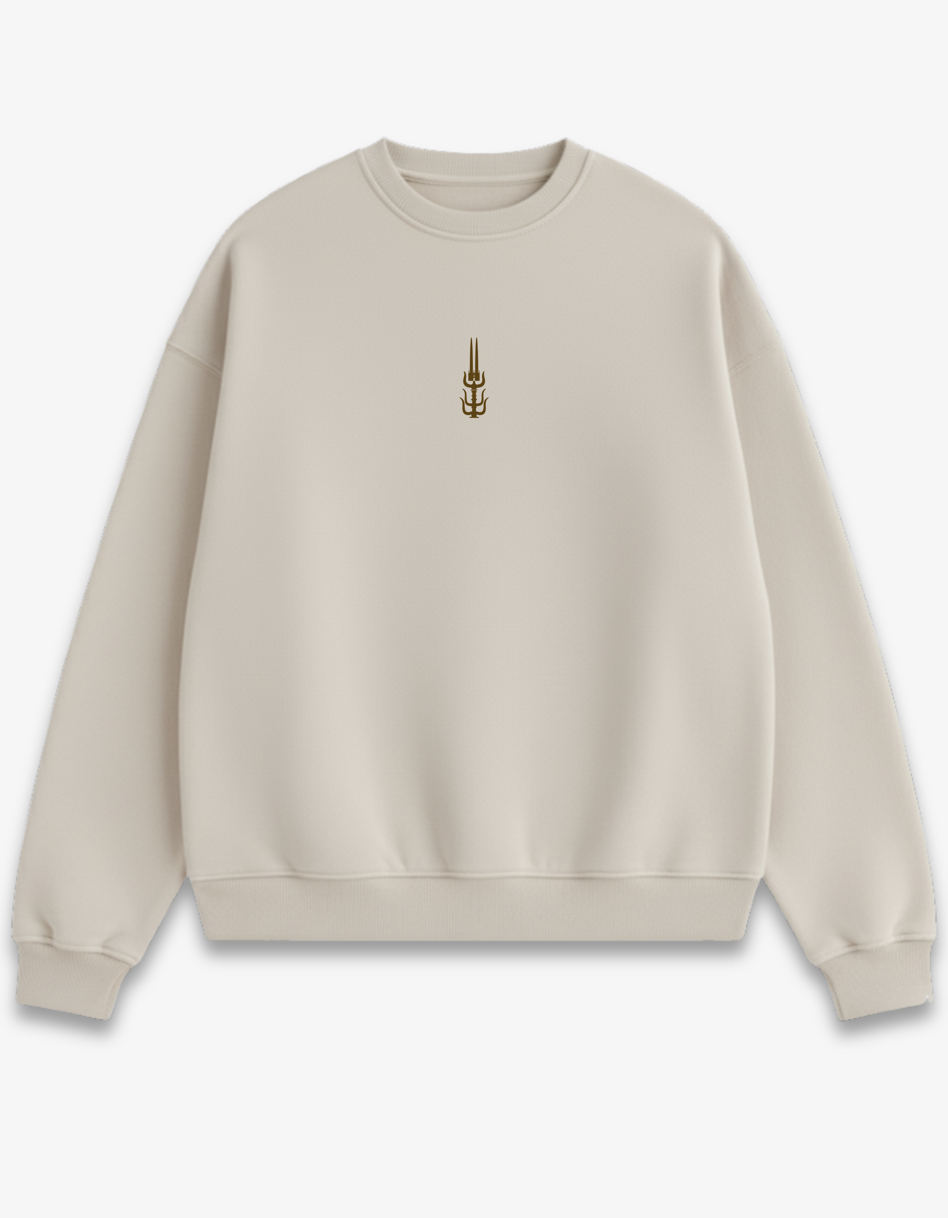 Kataar embroidery Sweatshirt (Beige)