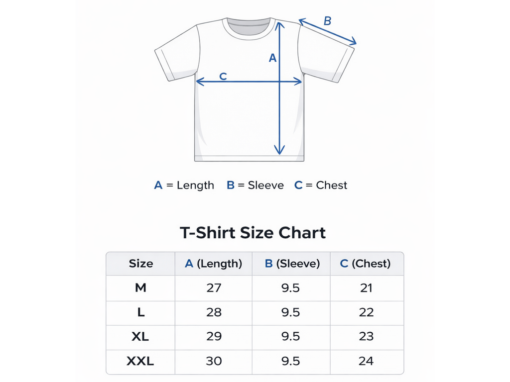 Akaali Embroidery T-Shirt (Navy)